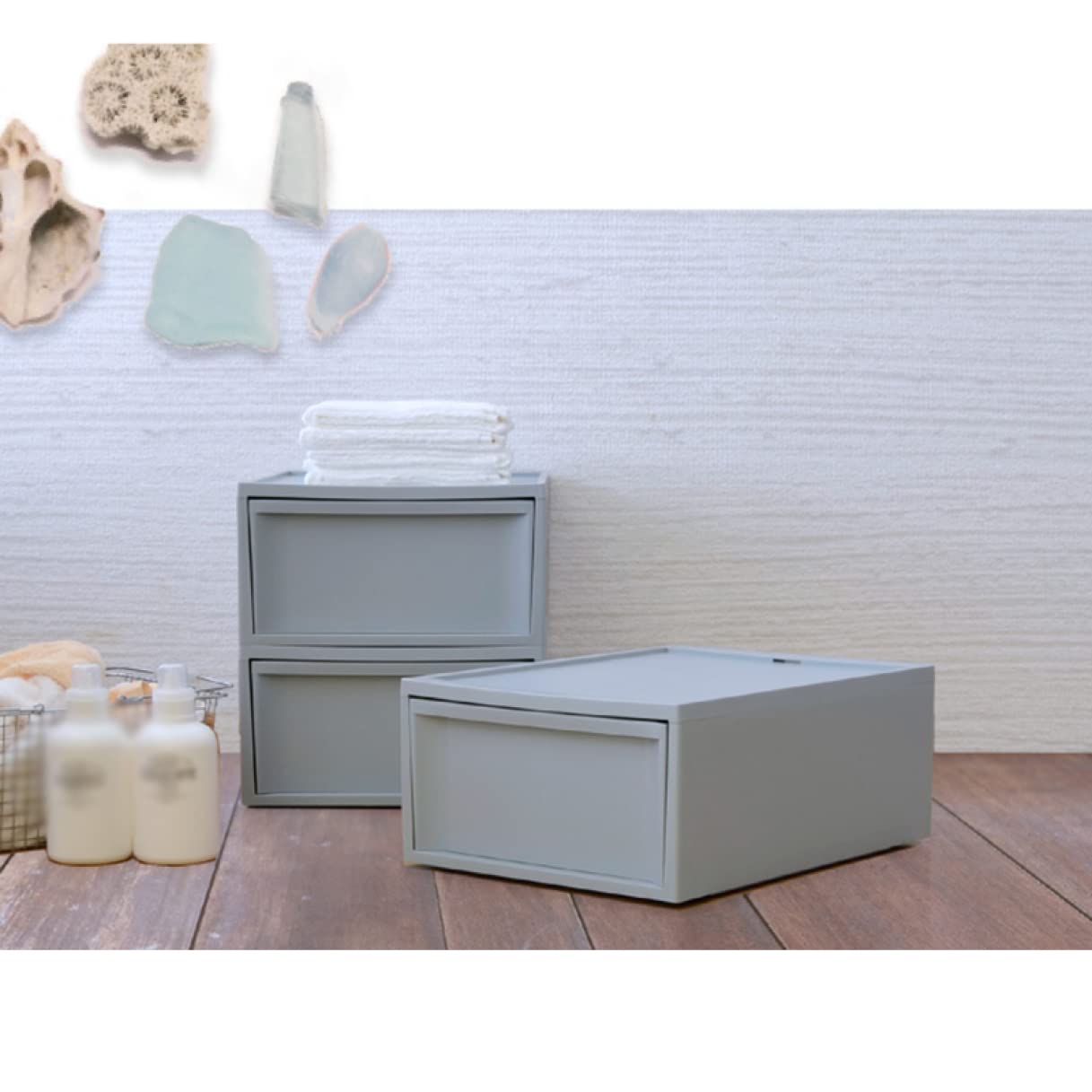 Amazon｜[LEQHBA] カラーボックスにピッタリフィット 引き出し収納